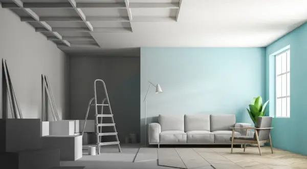 Jak pomalować ścianę w salonie - proste triki i kolorowe inspiracje